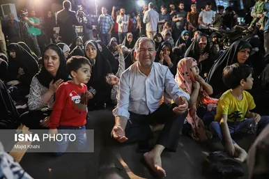 برگزاری دعا برای سلامتی رئیس جمهور و همراهان در تهران
