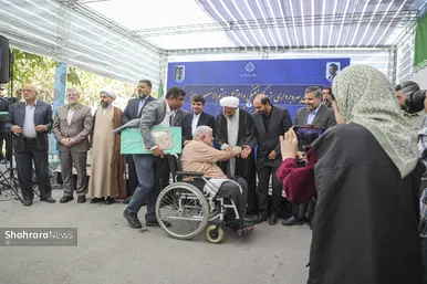 گزارش تصویری | آیین بهره‌برداری از مرکز فرهنگی و اجتماعی خاتم الانبیا (ص) و ۱۱ پروژه خدماتی منطقه ۱۰
