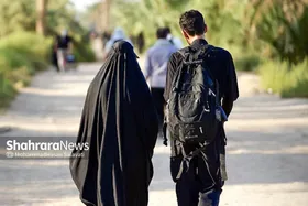 همین که در حرمش می&zwnj;روی به یادم باش