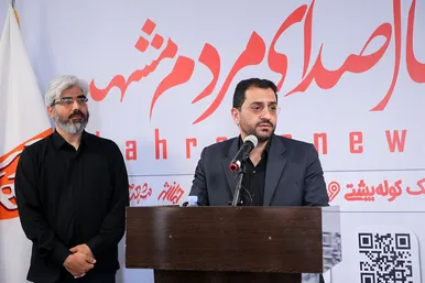 حضور شهردار مشهد در روزنامه شهرآرا به مناسبت روز خبرنگار
