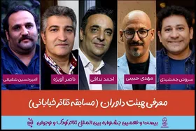 اعضای هیئت داوران بخش مسابقه تئاتر خیابانی جشنواره بین&zwnj;المللی تئاتر کودک و نوجوان مشخص شد