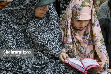 گزارش تصویری | اعتکاف مادر و فرزندی در مشهد