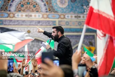 اجتماع مردمی «وعده صادق» در حرم مطهر رضوی