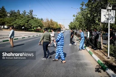 گزارش تصویری | صحنه شهادت ۲ بسیجی در مشهد بازسازی شد
