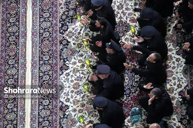 گزارش تصویری | مراسم خطبه خوانی شب عاشورا در حرم مطهر رضوی