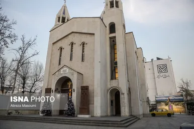 گزارش تصویری | مراسم میلاد حضرت مسیح (ع) در کلیسای مریم مقدس - تهران
