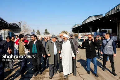 گزارش تصویری | بازدید رئیس کمیسیون اصل ۹۰ از میدان‌بار سپاد مشهد (۲۴ بهمن ۱۴۰۳)