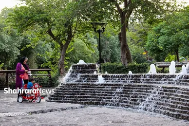 عکس‌هایی از دریاچه مصنوعی پارک ملت مشهد