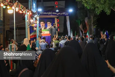 گزارش تصویری | شصت‌و نهمین شب حضور حماسی مردم مشهد در خیابان - ۲