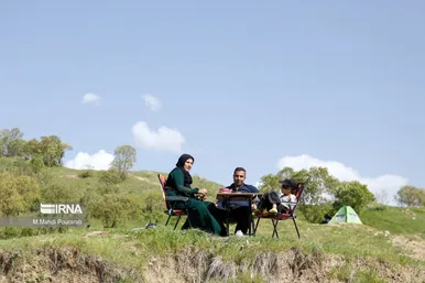 مراسم هزار دف در روستای پالنگان