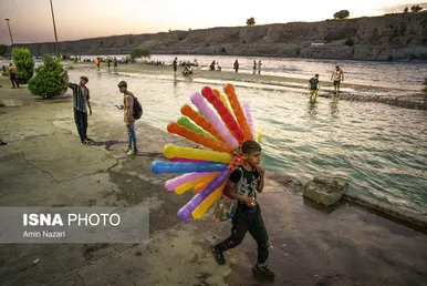 عکس‌هایی از شنا در علی کله دزفول - استان خوزستان