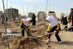 مراسم روز درختکاری در مشهد