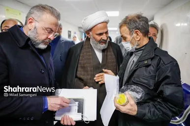 گزارش تصویری | بازدید حجت‌الاسلام نصرالله پژمانفر، رییس کمیسیون اصل نود مجلس، از بیمارستان فارابی مشهد
