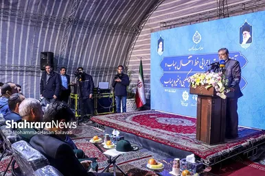 آغاز عملیات اجرایی خط انتقال و احداث مخزن ۵۰ هزار متر مکعبی ذخیره پساب در میدان آزادگان مشهد