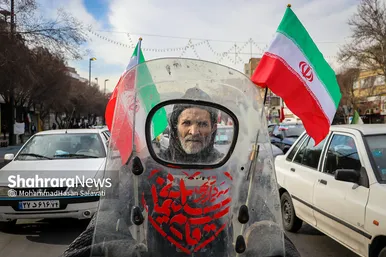 راهپیمایی خودرویی ۲۲ بهمن در مشهد - ۲