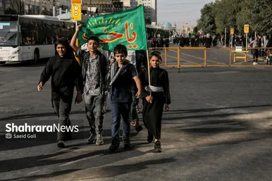 گزارش تصویری | آیین باشکوه جاماندگان اربعین در مشهد