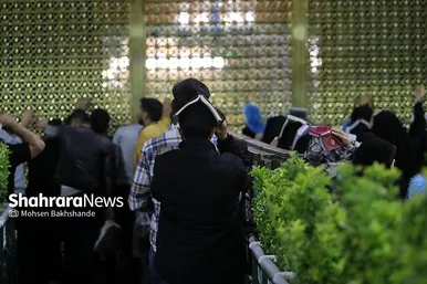 مراسم احیاء شب ۲۱ ماه رمضان در حرم مطهر رضوی
