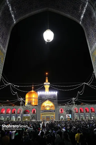 مراسم احیاء شب ۲۳ ماه رمضان در حرم مطهر رضوی