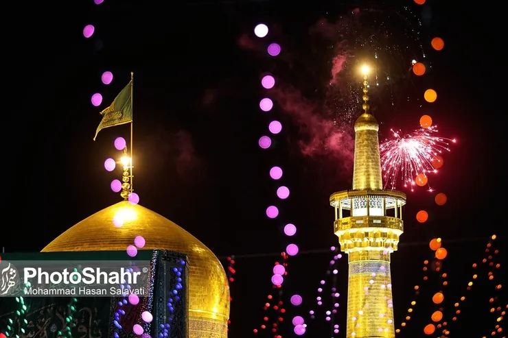 نقاره‌های حرم مطهر رضوی میلاد مولود کعبه را بشارت دادند