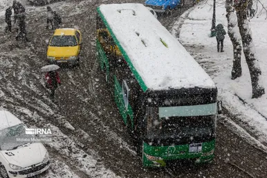 ایران زیباست | بارش برف در رشت