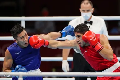 تصاویر منتخب از حضور کاروان ایران در مسابقات المپیک 2020