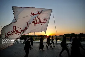 عکس | زائران پیاده در مسیر کربلا (۲)