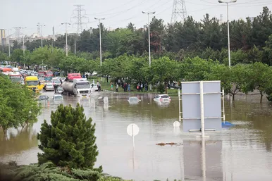 سیل در مشهد