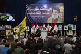 ویدئو | بزرگداشت شهید سید حسن نصرالله به همت مهاجران افغانستانی در مشهد