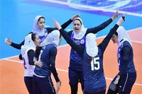 برد شیرین تیم ملی والیبال زنان ایران در نخستین گام رقابت‌های قهرمانی آسیای مرکزی