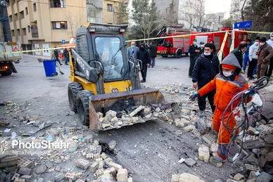 تصاویری از انفجار یک منزل مسکونی در ابوذر غفاری مشهد