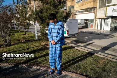 گزارش تصویری | بازسازی صحنه قتل در میدان معراج مشهد