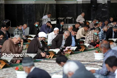 ترتیل خوانی قرآن کریم در مسجد گوهرشاد حرم مطهر رضوی