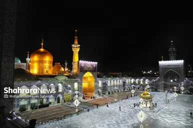 بازگشایی صحن انقلاب حرم مطهر رضوی در آستانه نیمه شعبان