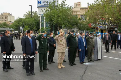 رژه بزرگداشت روز ارتش در مشهد‎‎