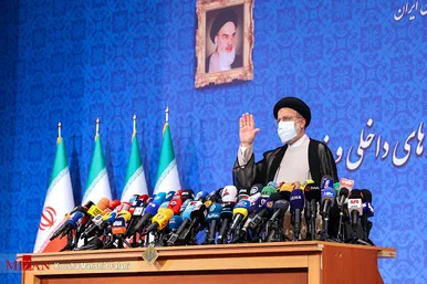 نشست خبری رئیس جمهور منتخب