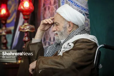 گزارش تصویری | حضور باشکوه مردم در مراسم عزاداری شهادت قائد امت در حرم امام‌رضا(ع)