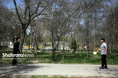 اسکان مسافران نوروزی در کمپ غدیر مشهد