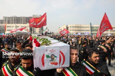 گزارش تصویری | مراسم تشییع پیکر شهید «عیسی علیپور» از شهدای خدمت شهرداری مشهد ۱