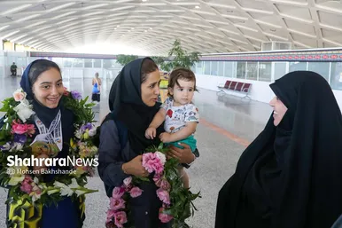 مراسم استقبال از قهرمانان نوجوان بدمینتون آسیا