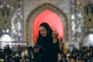 گزارش تصویری | مراسم احیای دومین شب قدر در حرم مطهر امام رضا (ع)