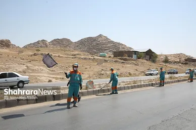 فعالیت پاکبان‌ها در روزهای پایانی ماه صفر