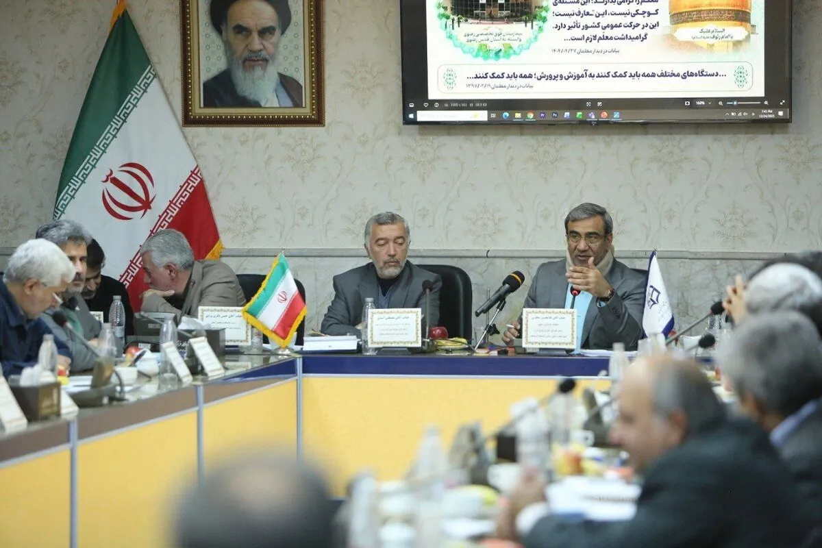استاندار خراسان رضوی: آموزش و پرورش یک جریان مستقر است، اما گاهی نیاز به اقدامات ضربتی دارد
