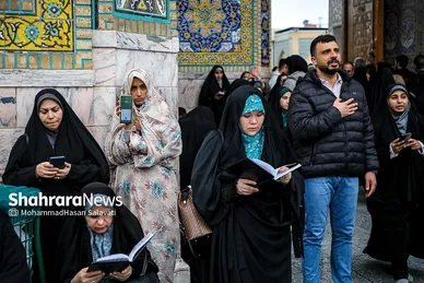 تحویل سال ۱۴۰۳ در حرم مطهر امام رضا (ع) و خیابان‌های منتهی به حرم