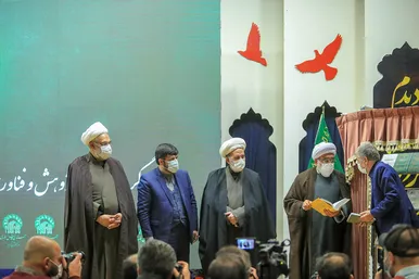 مراسم تجلیل از پژوهشگران برتر حوزه‌های علمیه آستان قدس رضوی