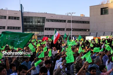 جشن مردمی بیعت با امام زمان (عج) در مشهد