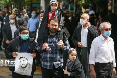 تشییع پیکر شهید حجت الاسلام دارایی در مشهد