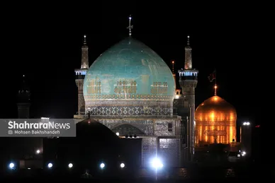 مراسم احیای شب ۱۹ ماه رمضان در حرم مطهر رضوی