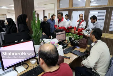 بازدید مدیرعامل جمعیت هلال‌احمر خراسان رضوی از موسسه فرهنگی شهرآرا