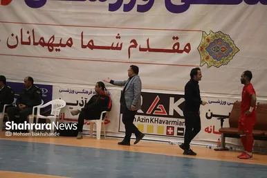 لیگ برتر فوتسال | مسابقه رکن آذین مشهد و سفیر گفتمان