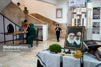 گزارش تصویری | اسکان زائران نوروزی در مدارس مشهد